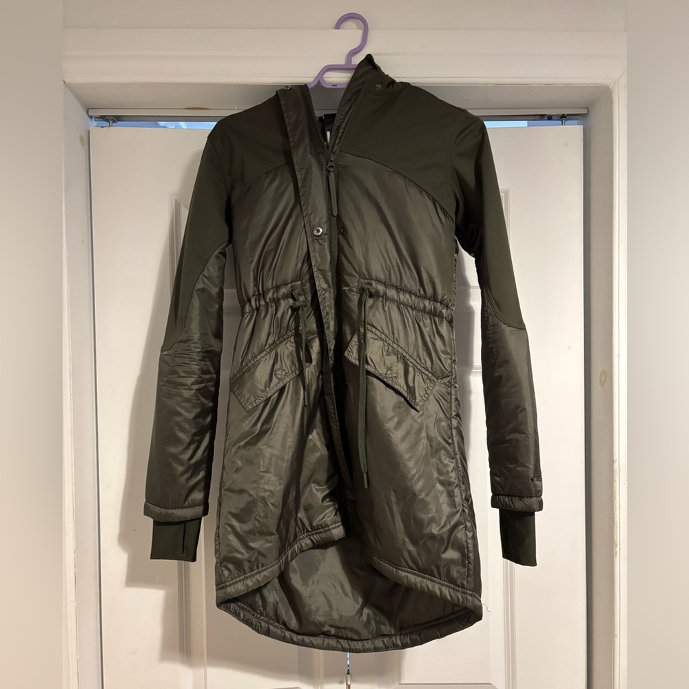 Olive Green Long Jacket (spring)